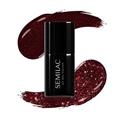 393 Semilac Smalto semipermanente Sparkling Black Cherry 7 ml